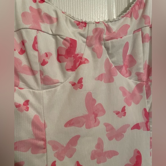 Princess Polly Pink Butterfly Dress - Picture 4 of 5